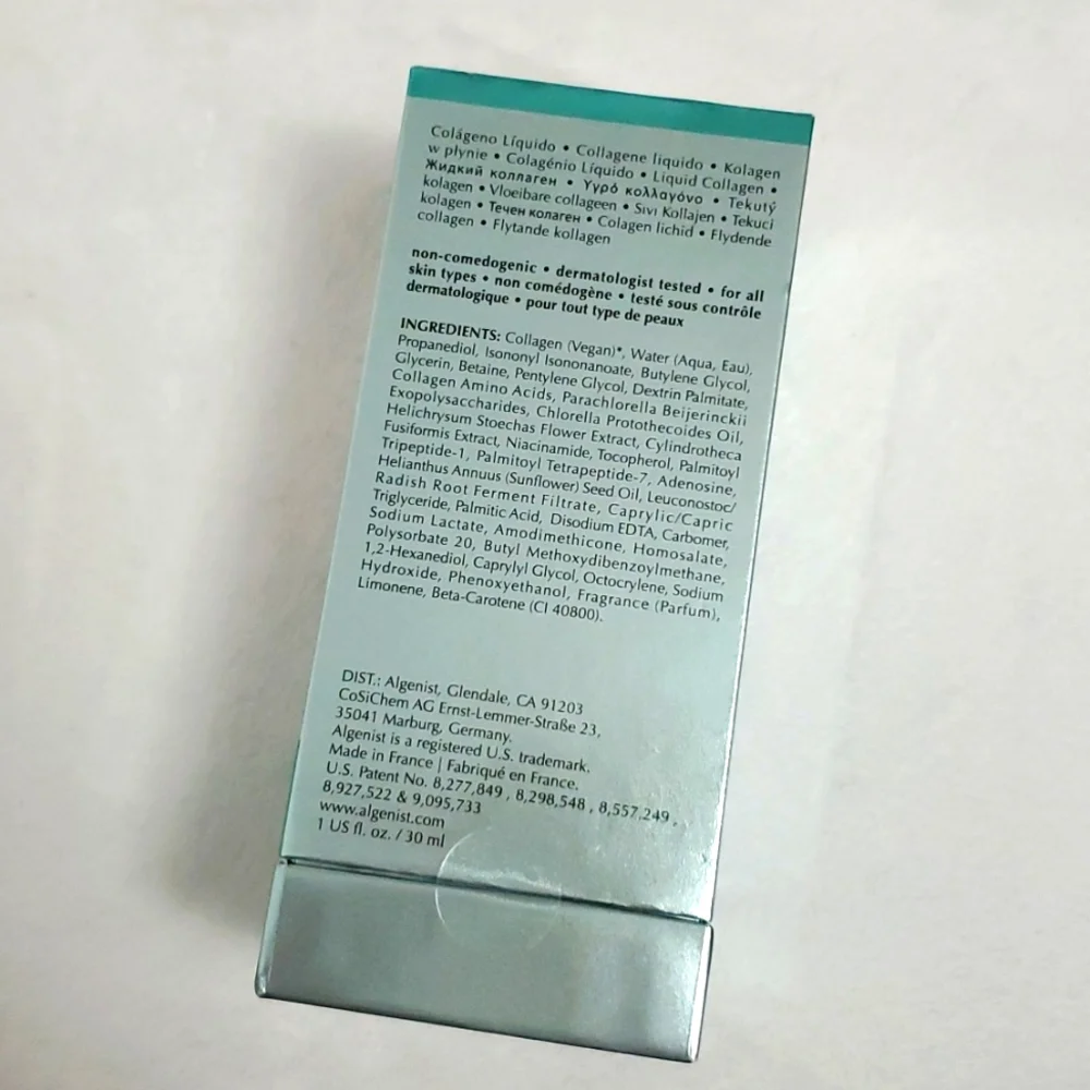 NIB ALGENIST GENIUS Liquid Collagen Advanced Anti-Aging Full Sz 1 oz SEALED